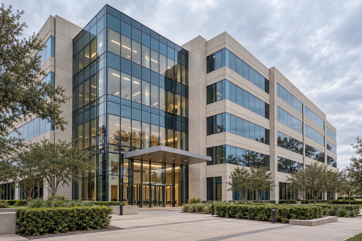 A modern Texas medical office building